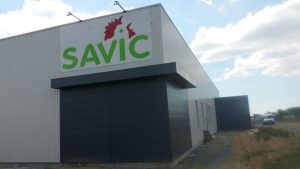 Bardage sur la bâtiment SAVIC La Chaize le vicomte Vendée 85